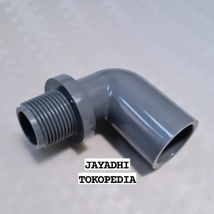 PVC Elbow Knee Drat Luar AW 1/2 inch - Male Elbow SCG