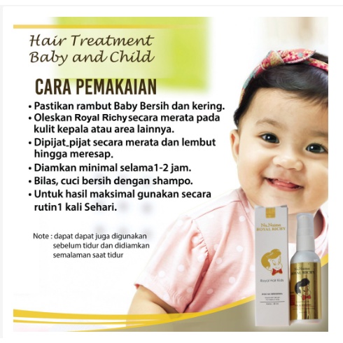 Naufa Royal Richy Serum Rambut Subur Penumbuh Rambut Bayi Dan Anak Kualitas Premium