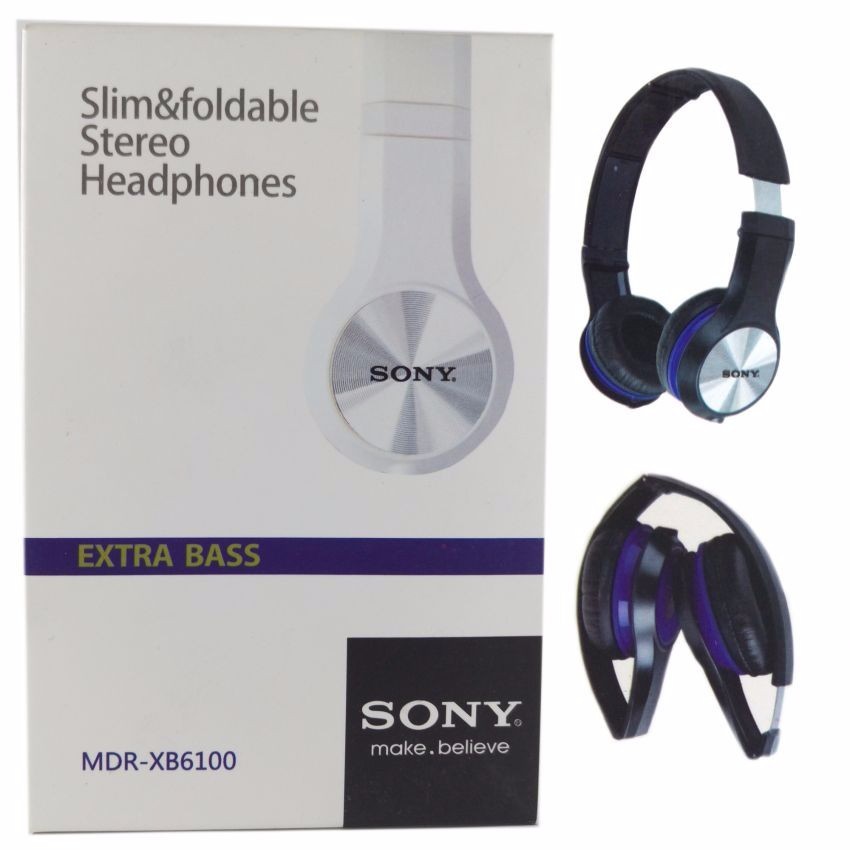 HEADPHONE SONY XB6100 - BIRU