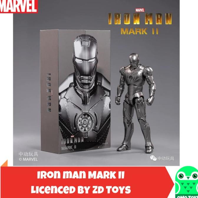 Marvel ZD Toys Ironman Mark 2 ironman MK II Original Iron man ready