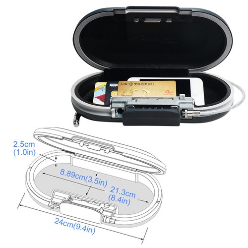 MASTER LOCK 5900D - Tempat Penyimpanan Portabel - Password 4 Digit