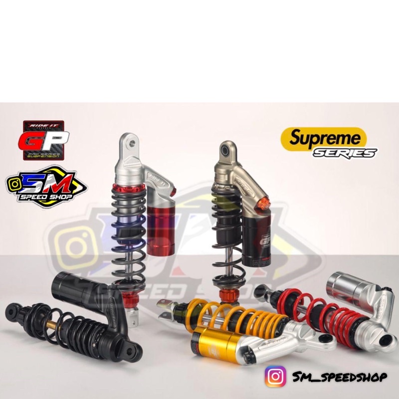 Shockbreaker Rideit GP Supreme SERIES Copy RCB VD SERIES Ukuran bebek 280 320 340 Aerox old 150 Aero