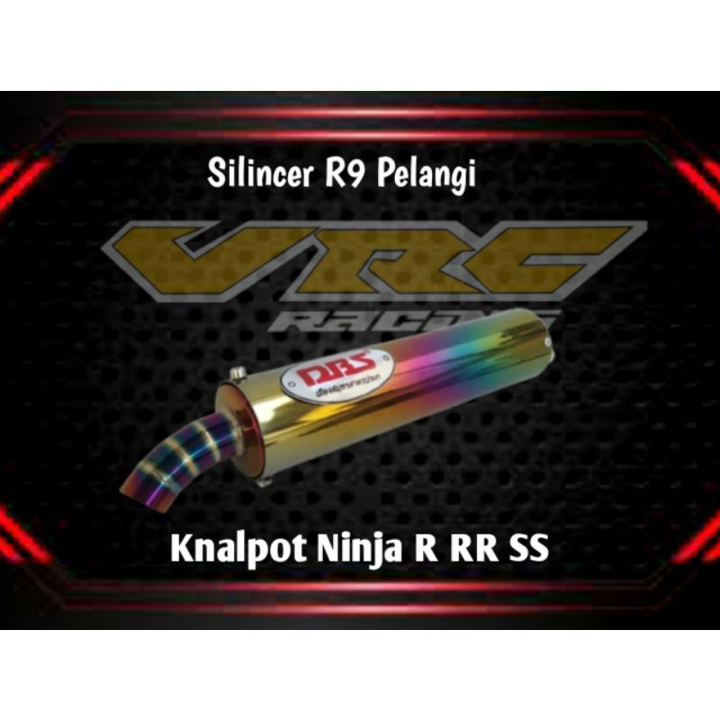 Knalpot racing R9 DBS CREAMPIE NINJA R RR & SS FIZ R RX KING SATRIA 2 TAK PELANGI STAINLESS