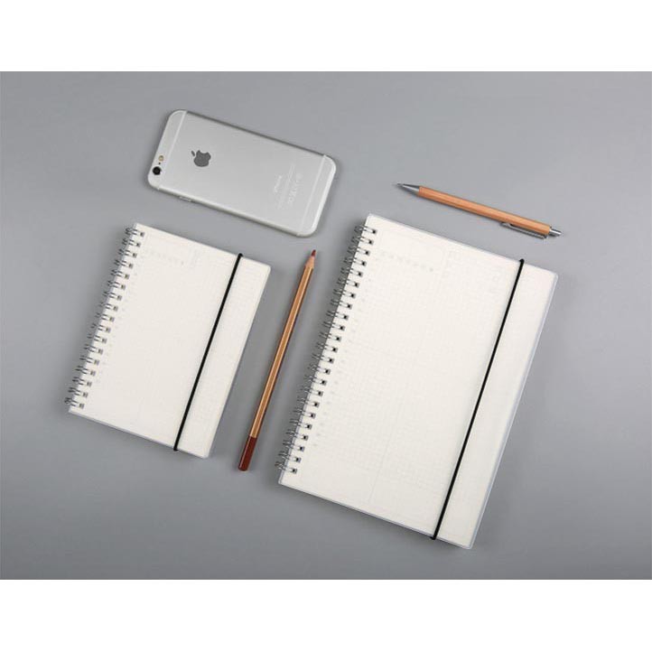 JIANWU Buku Binder Catatan Jurnal Harian Notebook Format Dotted / Blank Pages