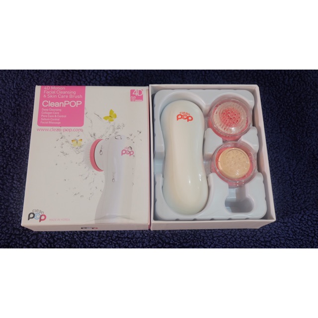 CLEAN POP 4D motion facial cleansing &skin care brush