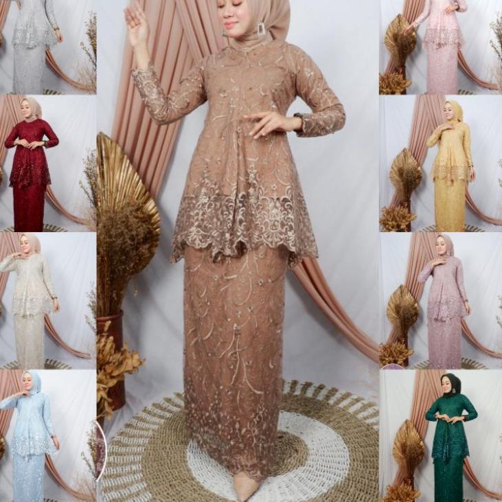 Hot Sell.. SETELAN KEBAYA TILLE MAURI ~ KEBAYA TILLE WISUDA ~ KEBAYA TILLE MODERN ~ KEBAYA TILLE PES