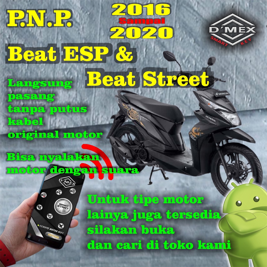 REMOT MOTOR WIFI DMEX Beat ESP & Street 2016-2020