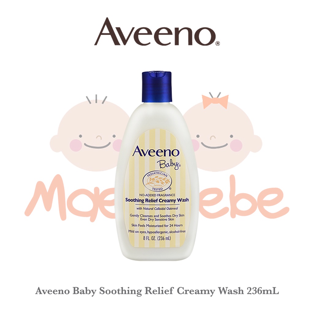 [PROMO] Aveeno Baby Soothing Relief Creamy Wash 236ml