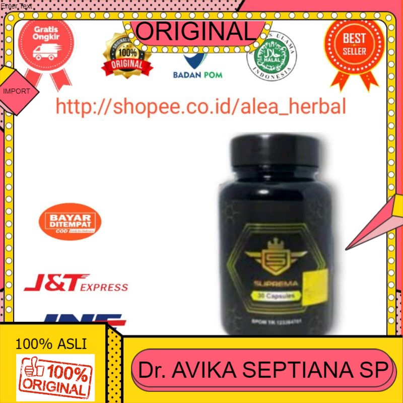 100% ASLI Suprema asli original obat kesehatan pria