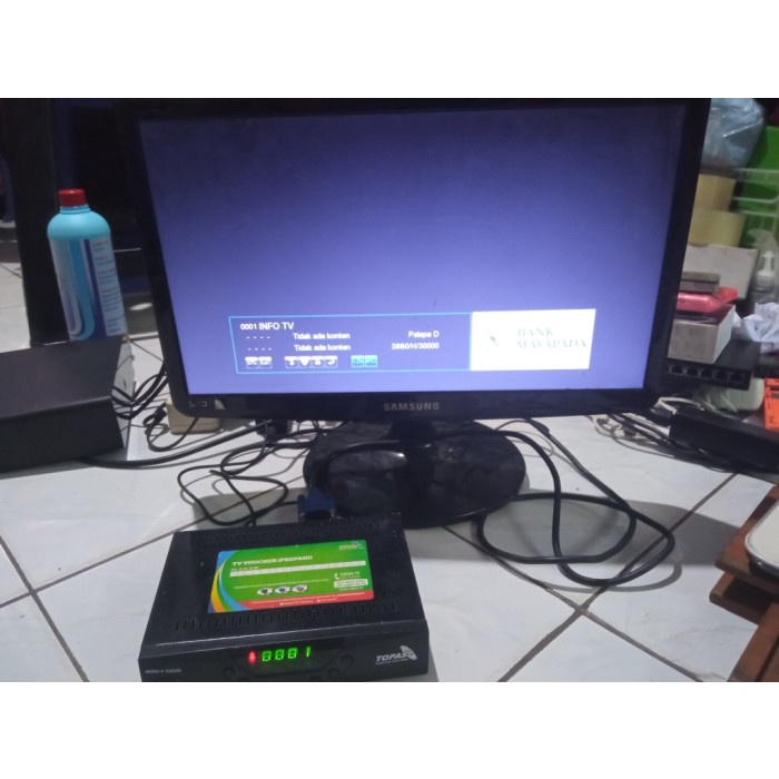 MEDIA PLAYER SET TOP BOX - Receiver Parabola Topas TV Mpeg 4 HD DV3 S2