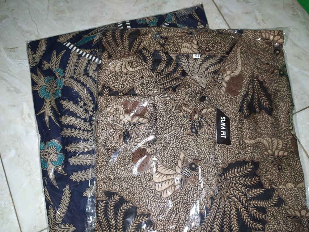 Baju Batik Pria Slimfit Modern Lengan Panjang Bl4 Wong [limited Edition]