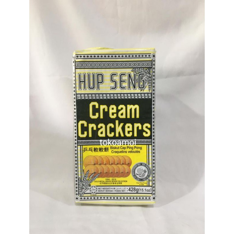 Cream Crackers HUP SENG / Biskuat Cap PING PONG  Malaysia