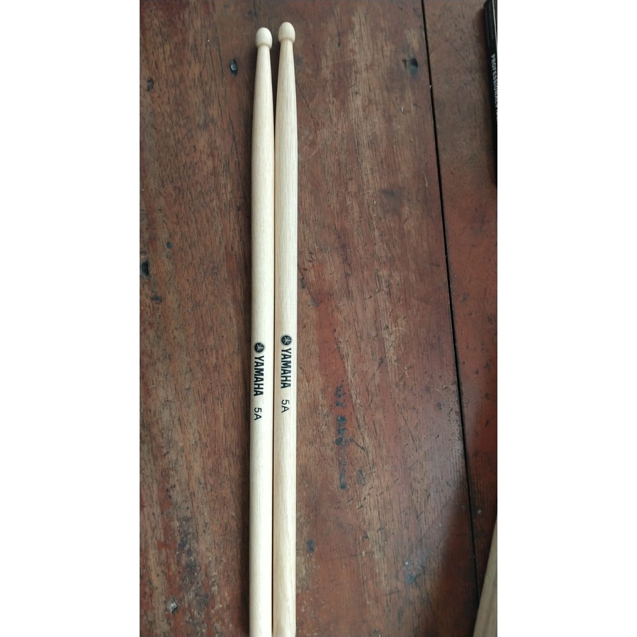 Stik Drum Yamaha 5A Stick Kayu Kuat Tahan Lama