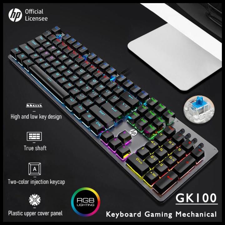 Keyboard Gaming / Gaming Keyboard Hp Gk100 - Rgb Mechanical Keyboard
