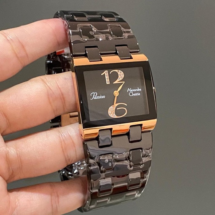 JAM TANGAN WANITA ALEXANDRE CHRISTIE AC 2881 AC2881 ROSE GOLD ORIGINAL