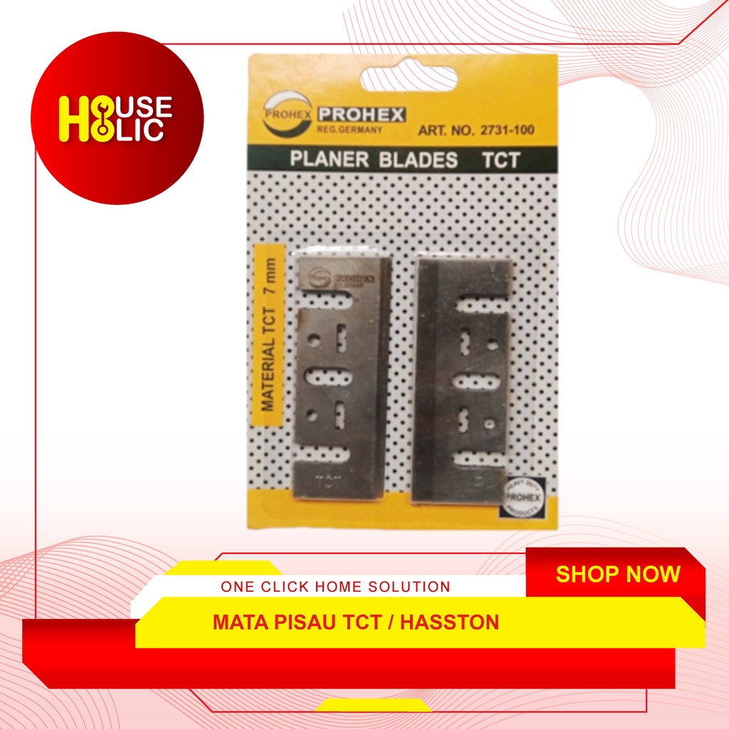 Planer Blade TCT / Mata Pisau Serut Sugu Pasah Ketam Hasston 2731-100