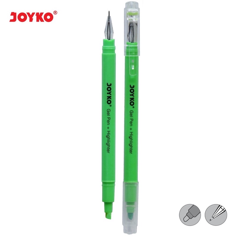 Pulpen Warna + Highligter Joyko GPC-277 8warna