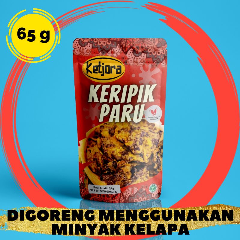 

KERIPIK PARU SAPI - 65 Gram - CEMILAN GURIH