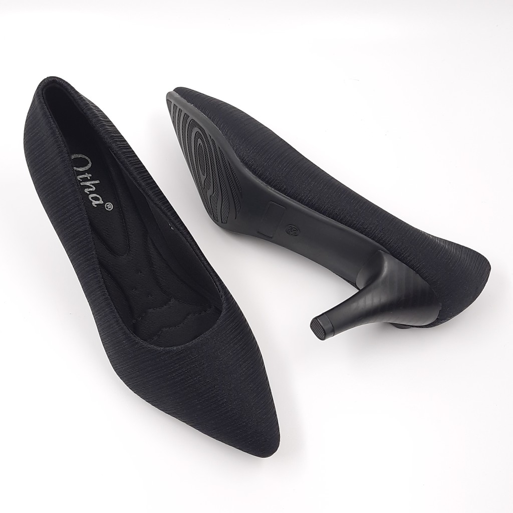 Otha Shoes H322 OFS - Sepatu Pantofel Wanita Tinggi Hak 7CM