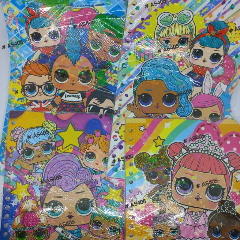 

Loose Leaf Kertas Binder A5 Kartun Lucu Fancy LOL