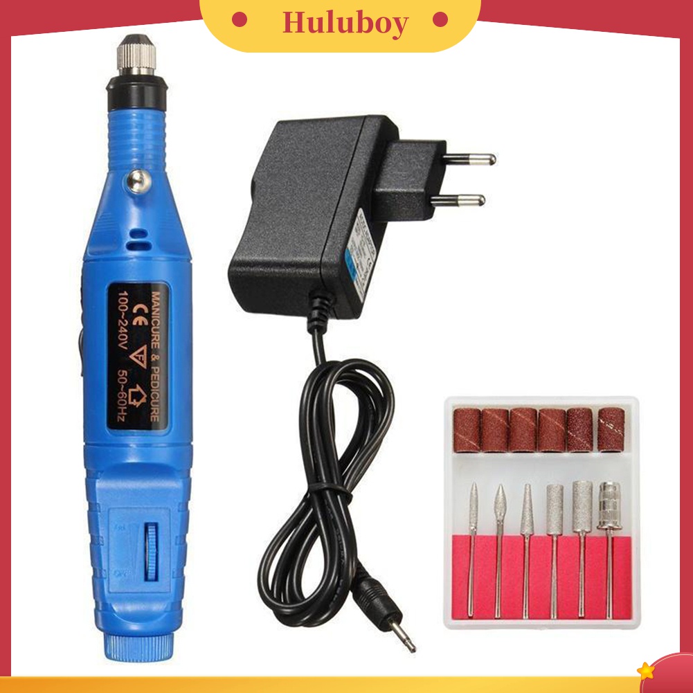 Huluboy Huluboy♡ Pen Bor Elektrik Mini Untuk Manicure / Nail Art