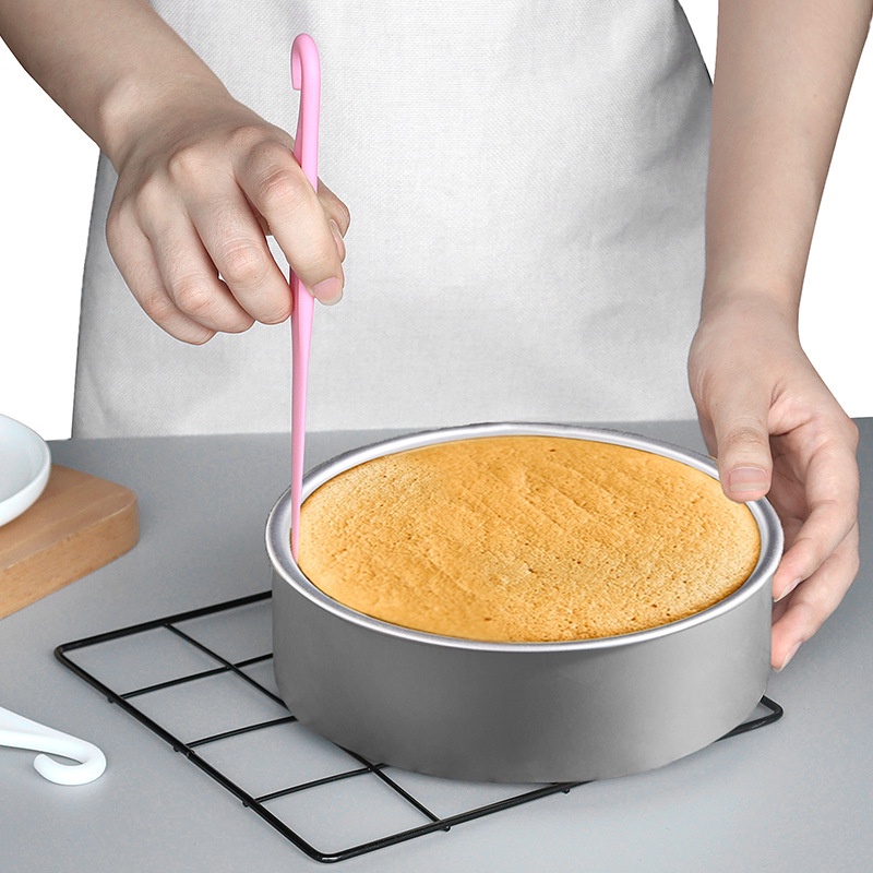 Kingsbakeware Pisau Chiffon Plastik / Pisau Pingiran Kue / Pisau Plastik