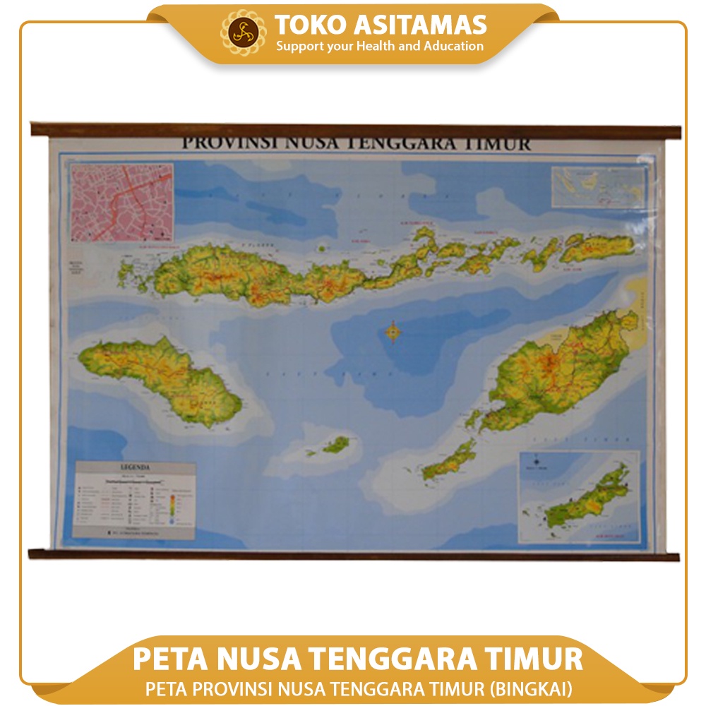 Jual Peta Provinsi Nusa Tenggara Timur (Ntt) (Bingkai) | Shopee Indonesia