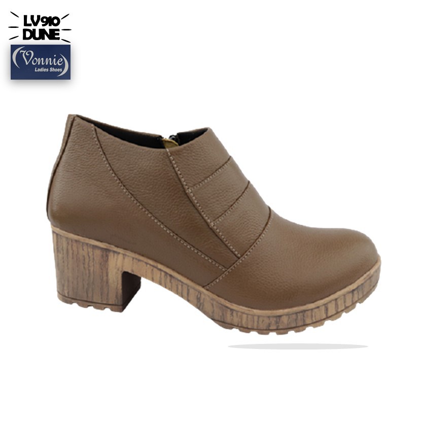 Sepatu Wanita Ankle Boots Hak Vonnie LV910 Dune