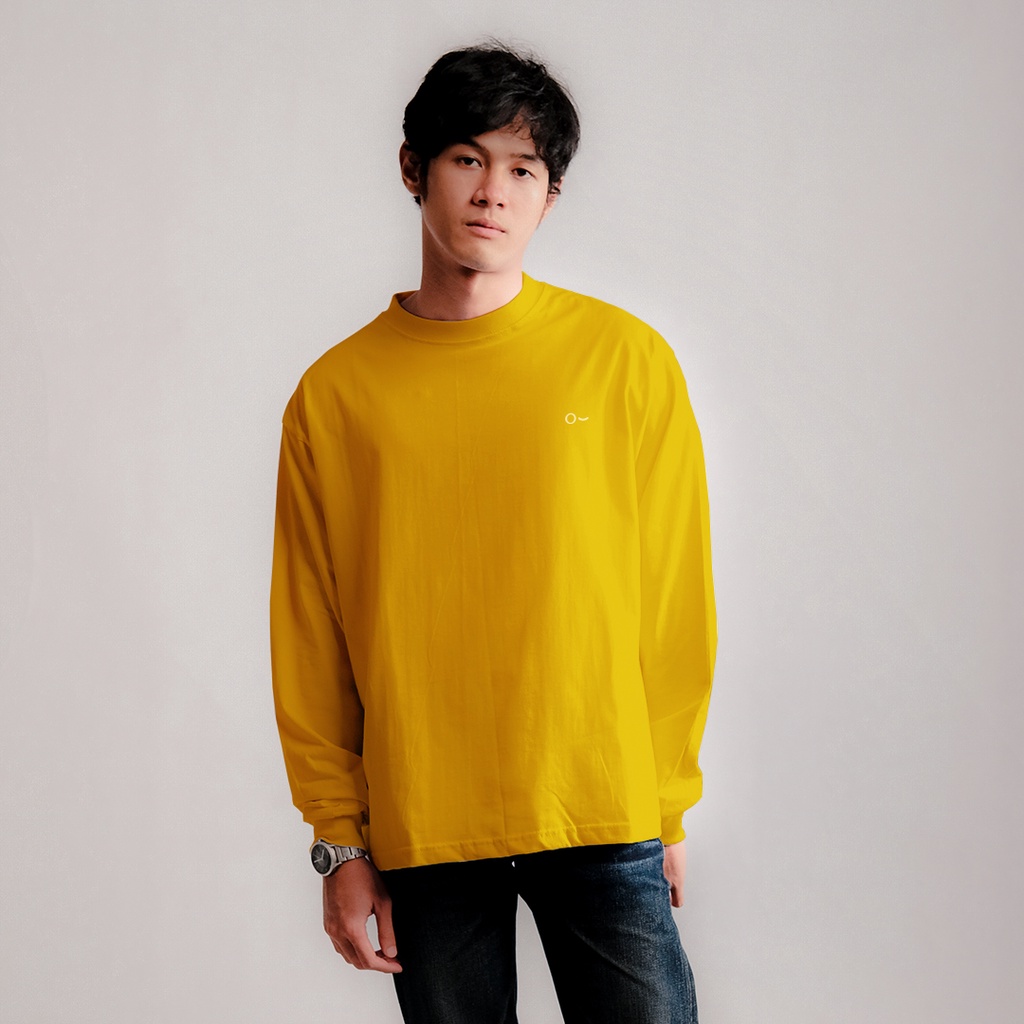 JOHNJILL - Kaos OVERSIZE Long Sleeve_