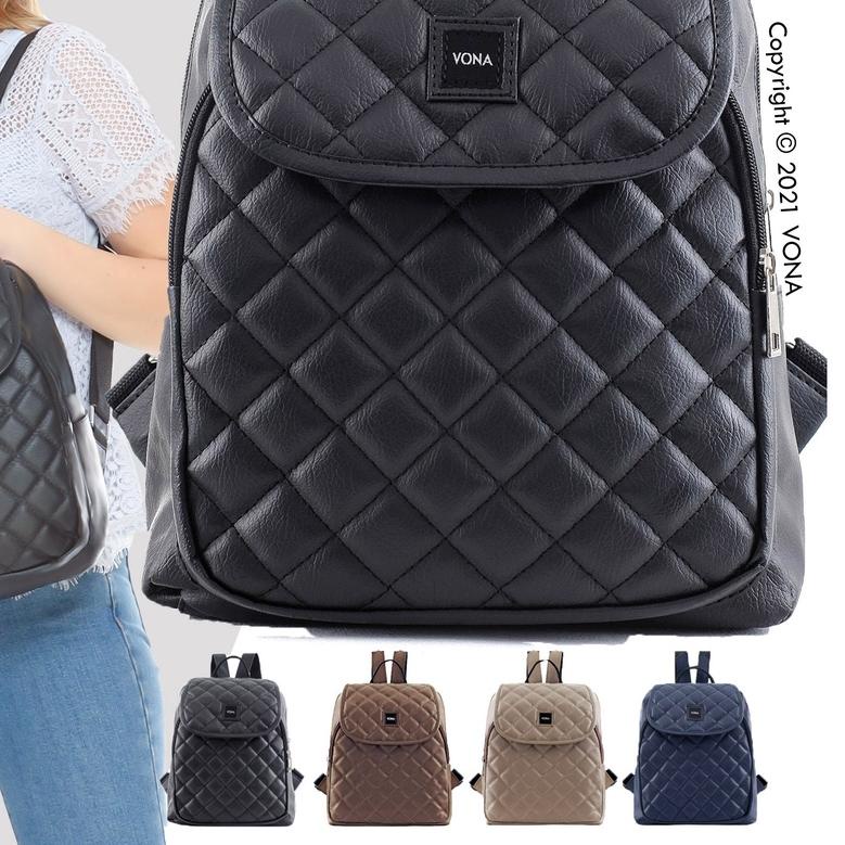 VONA Tas Ransel Wanita Backpack Quilted - CORDELIA