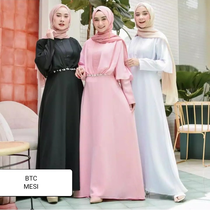 MESI GAMIS BAHAN MOSCREPE PREMIUM