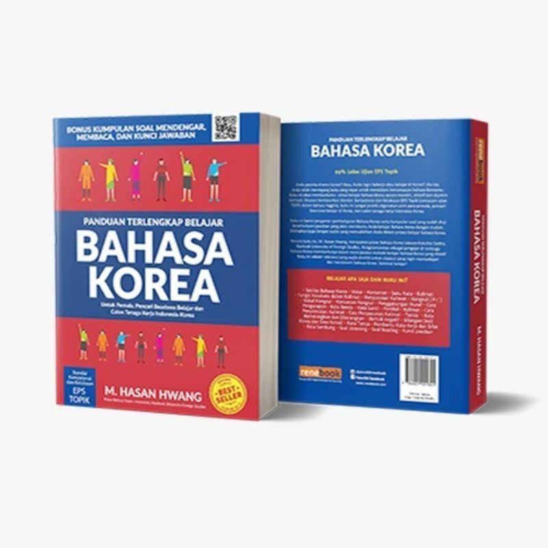 BUKU BAHASA PANDUAN TERLENGKAP BELAJAR BAHASA KOREA UNTUK PEMULA, PENCARI BEASISWA