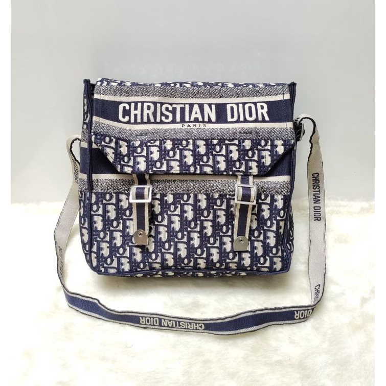 CHRISTIAN DIOR SHOULDER BAG SIGNATURE,  PRELOVED CHRISTIAN DIOR, TAS DIOR, PRELOVED DIOR