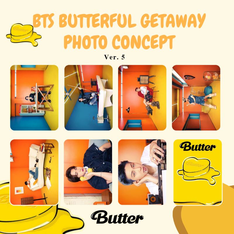 [ COD ]Photocard BTS termurah  dan terbaru / BTS PHOTOCARD BUTTERFUL GETAWAY VER. 5