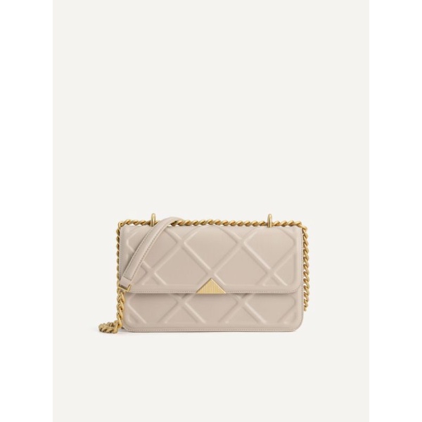 Pedro quilted flap medium shoulder bag