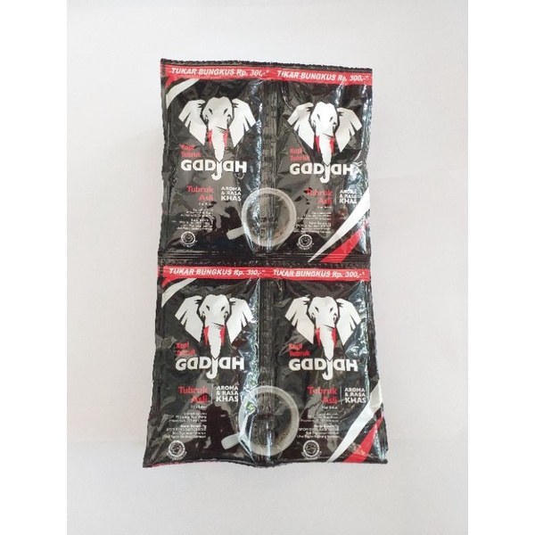 

Kopi Tubruk Gadjah 7gr (isi 20)