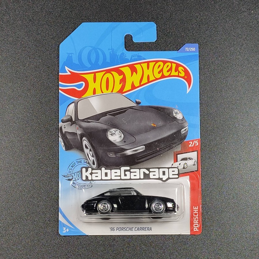 Hot Wheels - 96 Porsche Carrera (Hitam / Black)