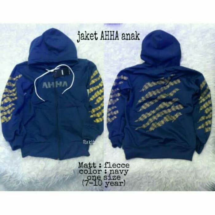 jaket sweater ahha anak /jaket ahha anak /sweater ahha anak berkualitas