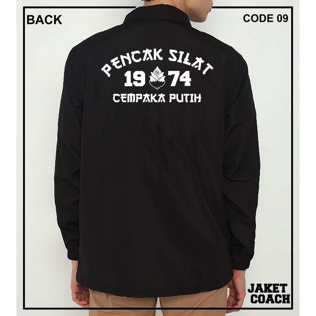 (BISA COS) JAKET COACH CEMPAKA PUTIH | JAKET PSCP 1974 | JAKET COACH PENCAK SILAT | JAKET KEREN
