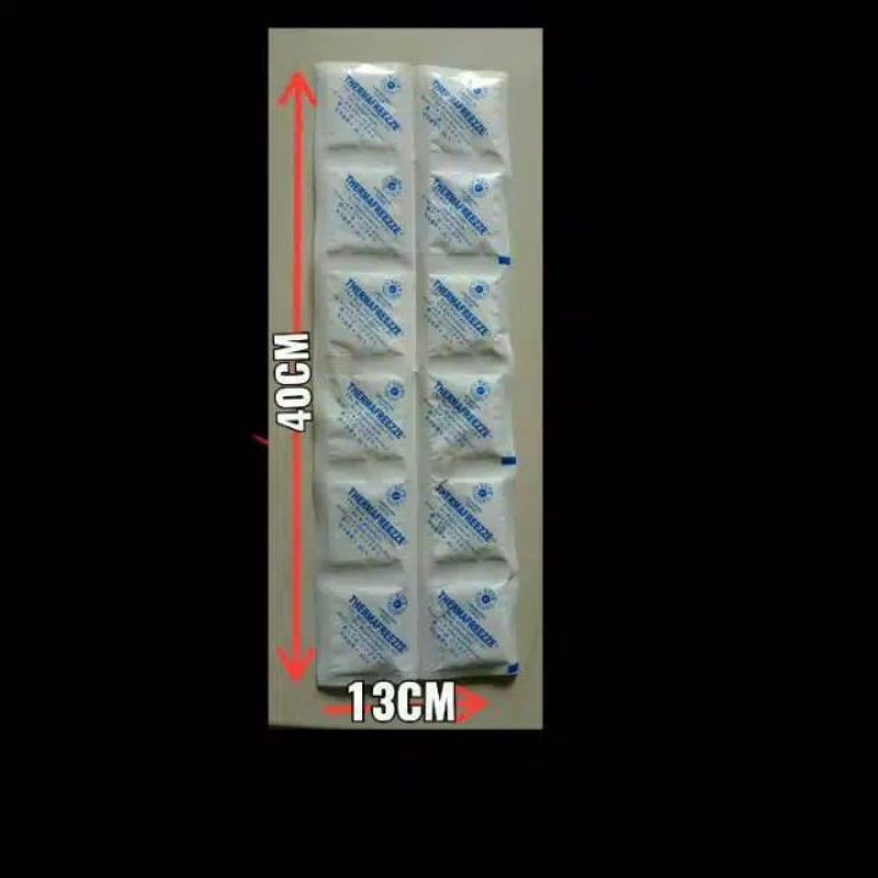 thermafreeze mini ice gel lembaran (isi 12 sel) murah kualitas dingin tahan lama
