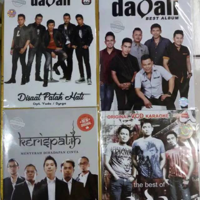 PAKET 4IN1(ISI 4) VCD ORIGINAL DADALI/KERISPATIH/ADA BAND
