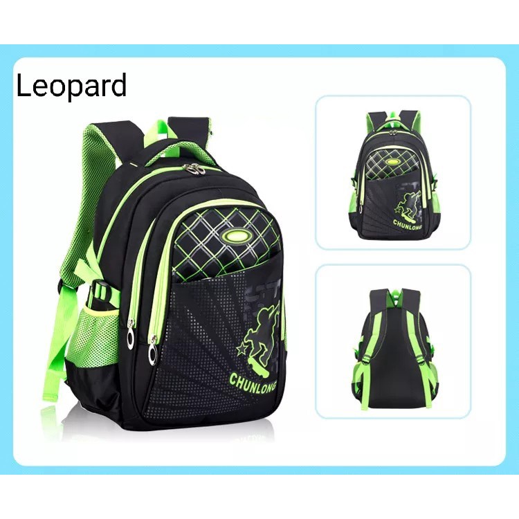 BATOSAI CHUNLOW - Tas Ransel Kasual Pria Tas Ransel Outdoor Tas Laptop Tas Sekolah Tas Unisex Tas Fashion Pria