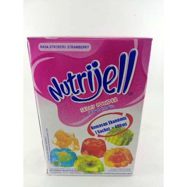 

Nutrijell Strawberry Ekonomis Netto 10 gram