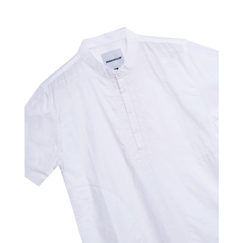 KEMEJA KOKO FRIDAY KILLER JUMBO SIZE | GRAIL ALL WHITE SS