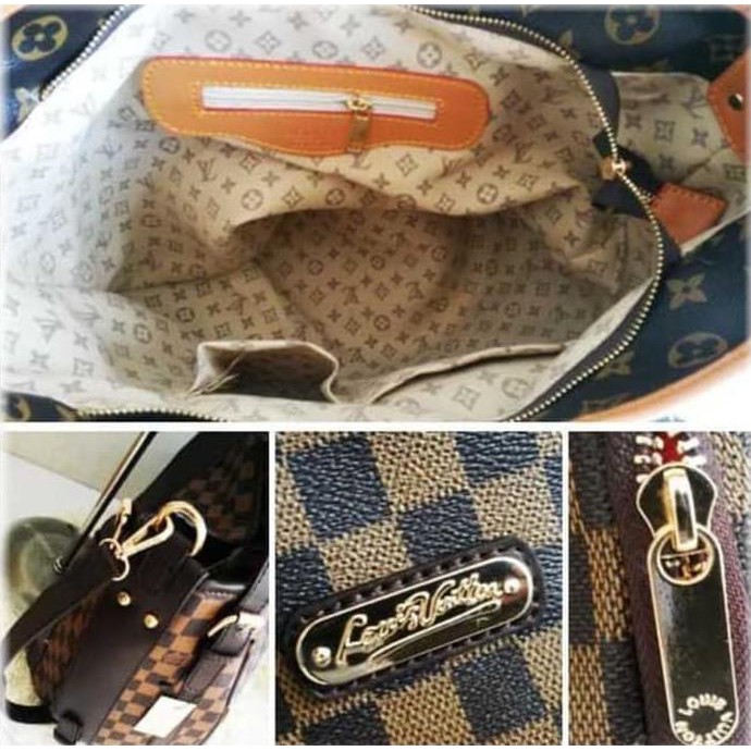 Tas Fashion Wanita Slempang Ukuran Besar Tas Lv Import Laurusmart