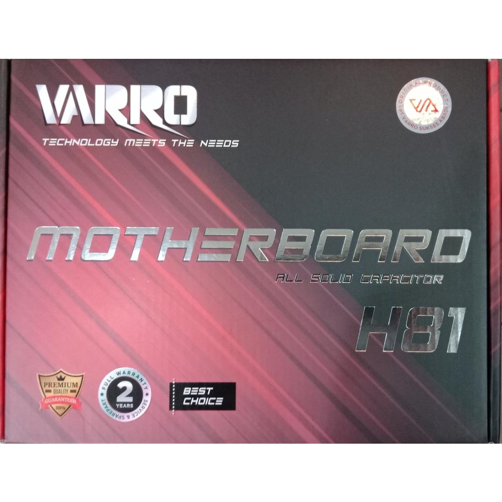 Motherboard VARRO H81 Socket LGA 1150 Support Proccesor Intel Core i3, i5, i7 GENERASI 4 &amp; 5