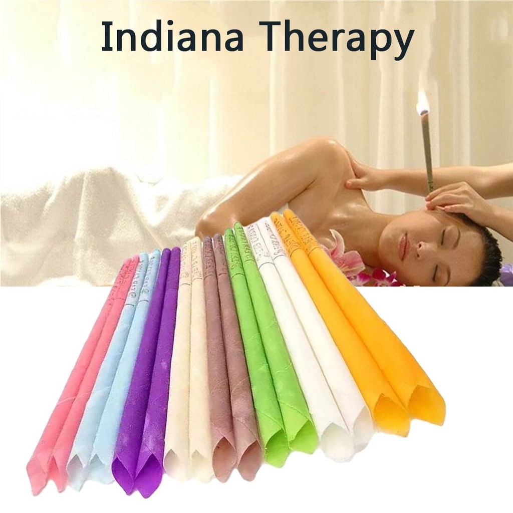 [Promosi Terbaru] Ear Candle Original Indian Lilin Terompet Pembersih Telinga Aromaterapi