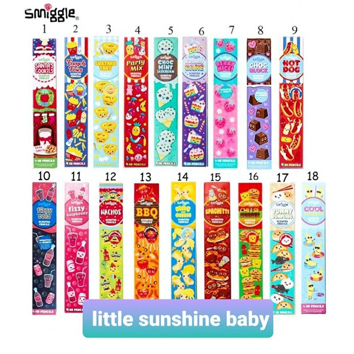 

Smiggle Pencil Scented 4in1 NEW - Readystock