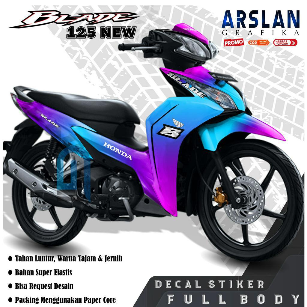 Decal Blade 125 NEW Full Body Stiker Blade 125 New Full Body Variasi / Desain Bunglon