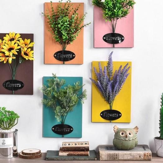 ➱ SAMP | PERLENGKAPAN RUMAH | BUNGA PLASTIK HIASAN DINDING ☈